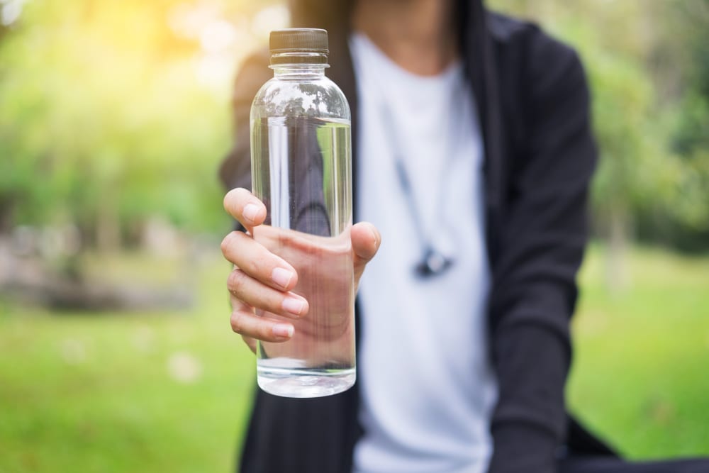 Drinking the recommended 8 cups of water a day can assist in digestion, absorption and even your blood circulation.