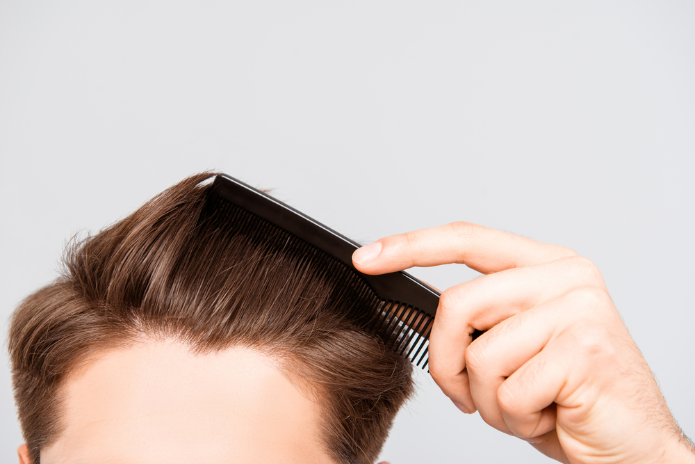 If men were to use the right kind of shampoo, they could strengthen their hair follicles and promote hair growth.