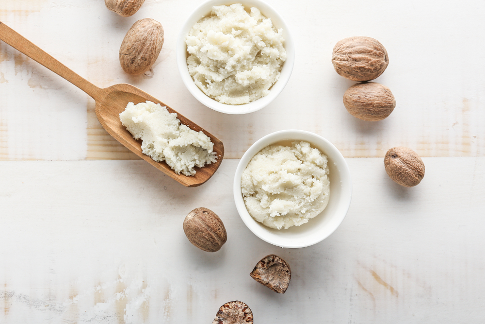 Shea butter has fatty acids and a powerful hydrating effect on the driest skin.